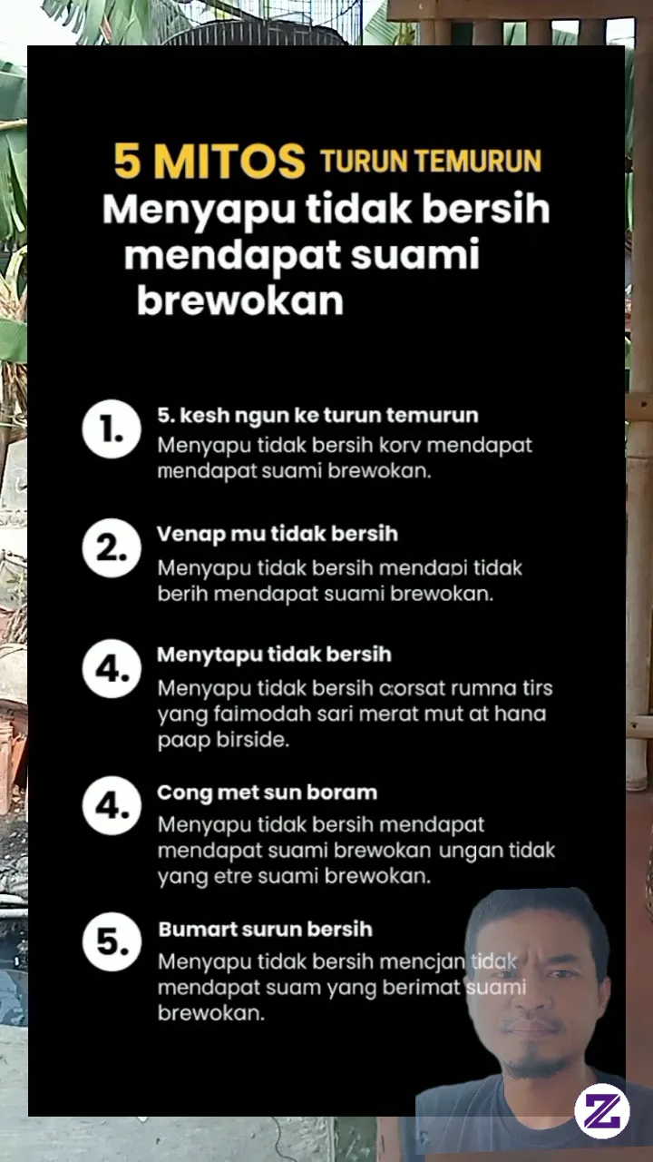 5 Mitos Turun Temurun Menyapu Tidak Bersih Dapat Suami Brewokan