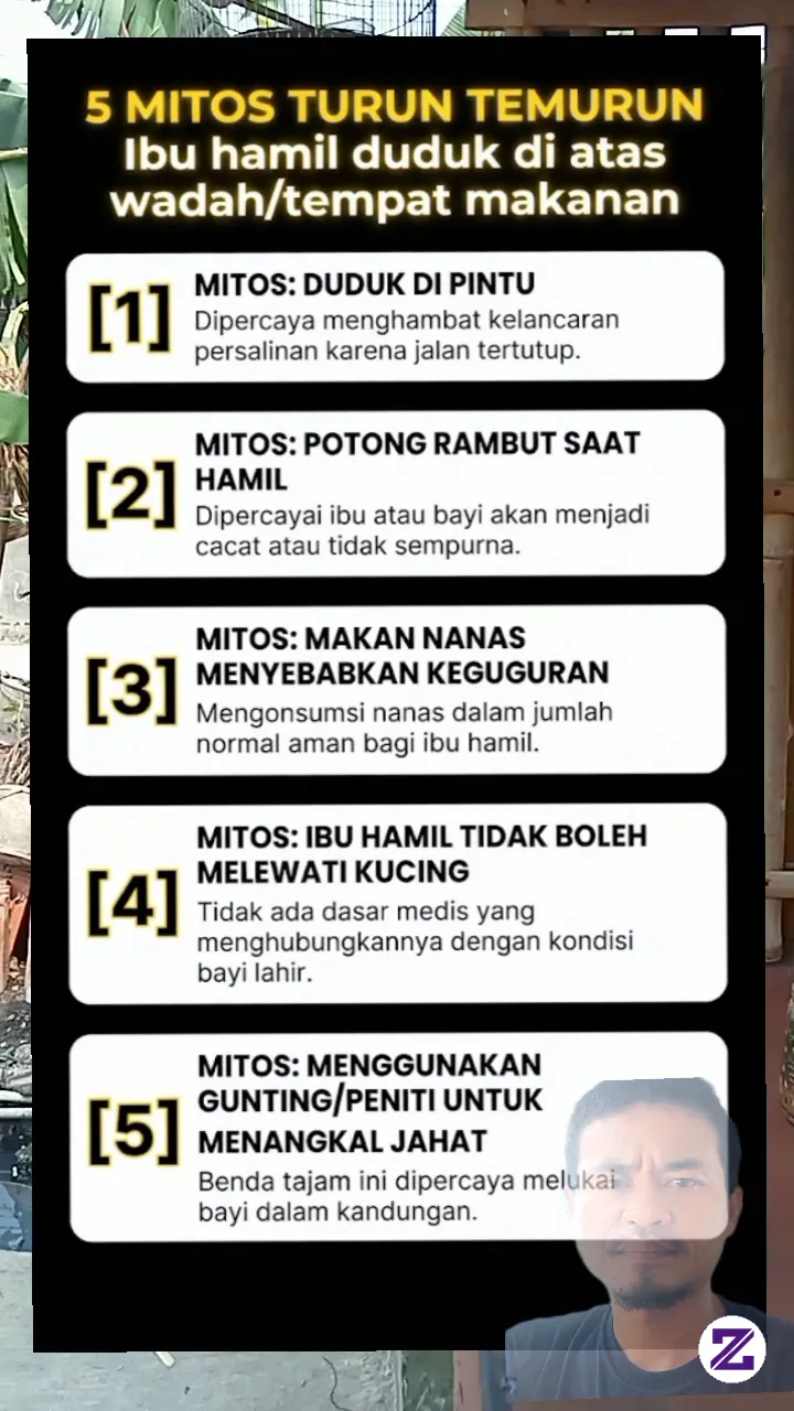 5 Mitos Turun Temurun Ibu Hamil Dilarang Duduk Di Tempat Makan