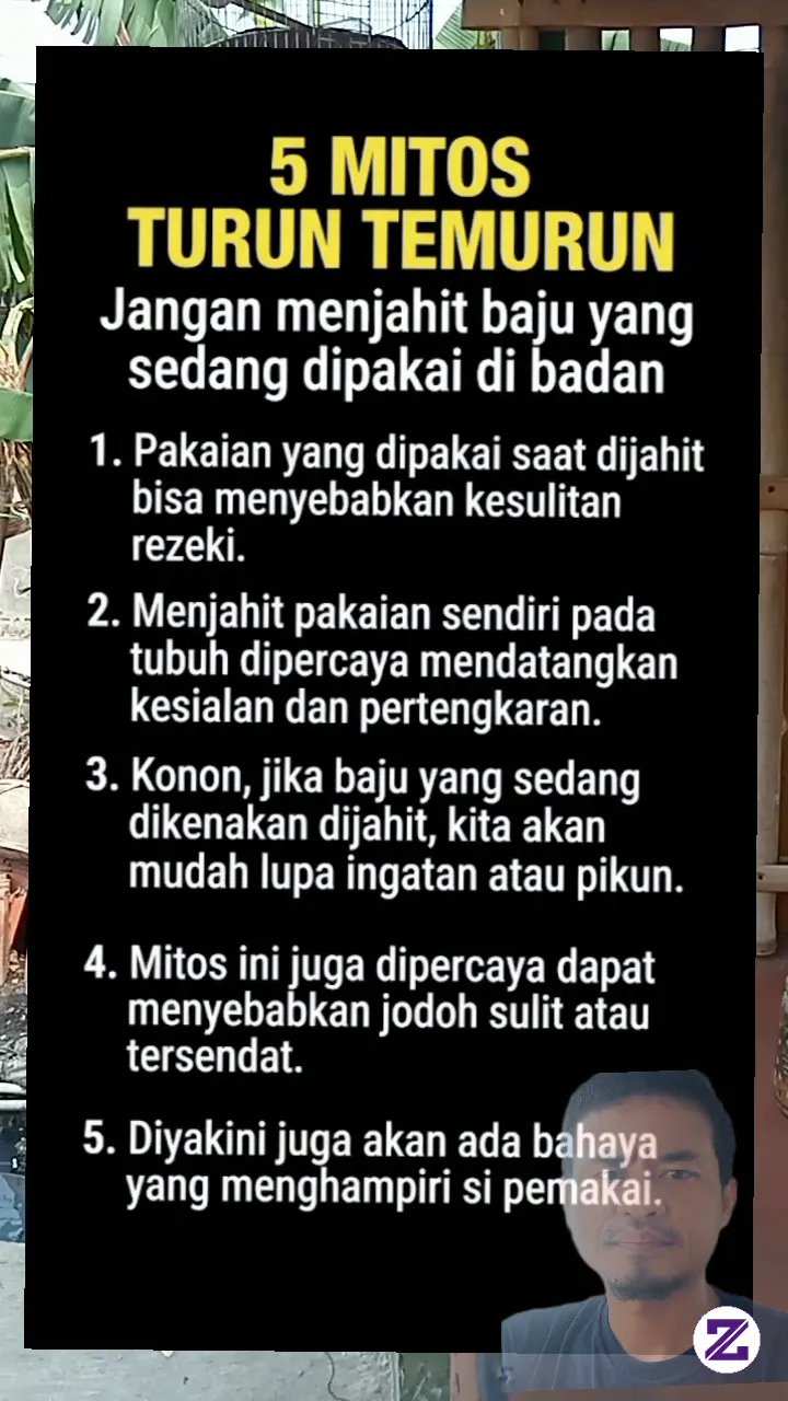 5 Mitos Turun Temurun Jangan Menjahit Baju Yang Sedang Dipakai Di Badan