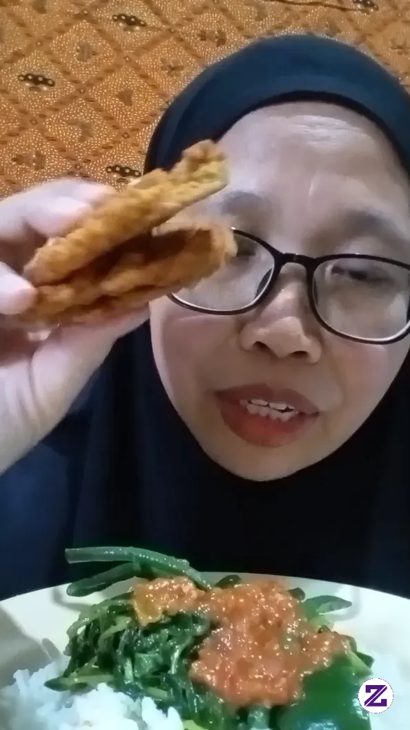 Segernya Sayur Bobor +Nasi Panas Sambal + Tempe