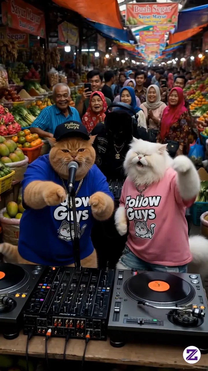 Pasar Heboh! Follow Guys Takeover Traditional Market + Pro DJ 🎧😹