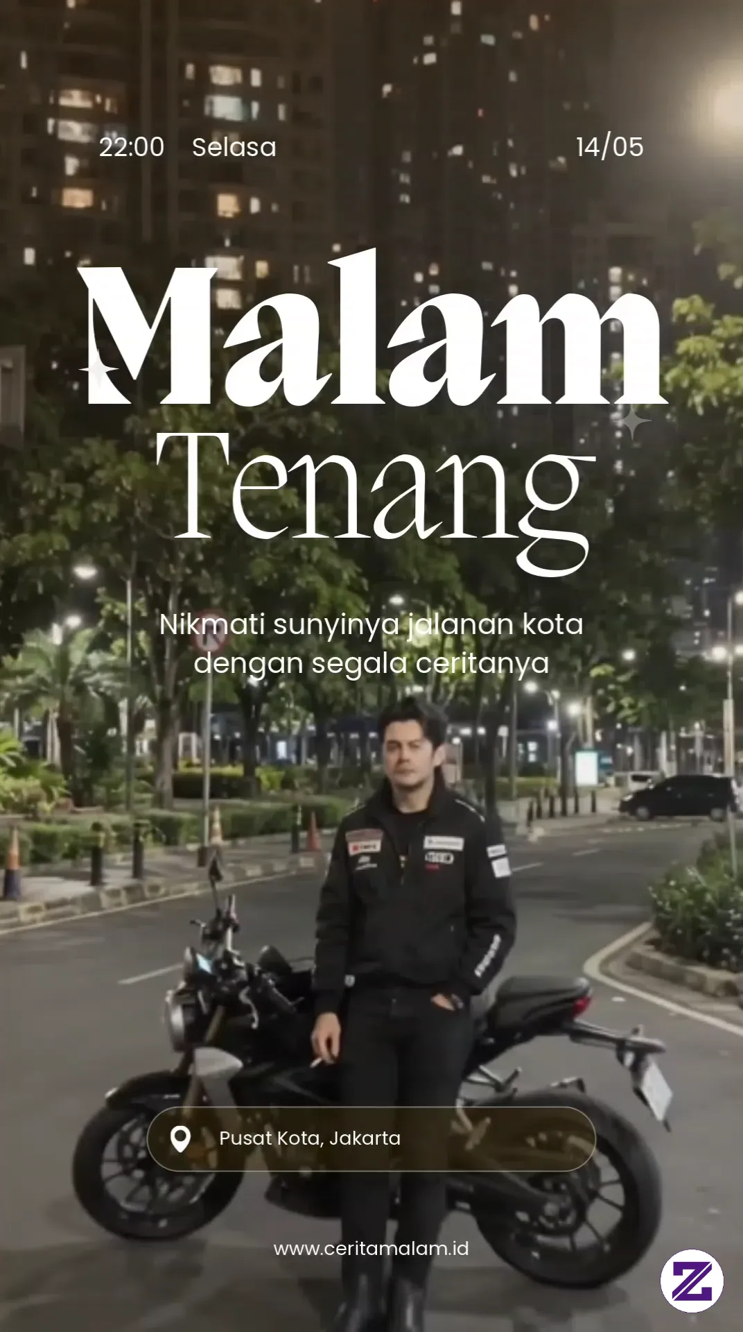 Nggak Semua Orang Paham Nikmatnya Jalanan Kota Yang Sepi Jam 10 Malam. 🌃