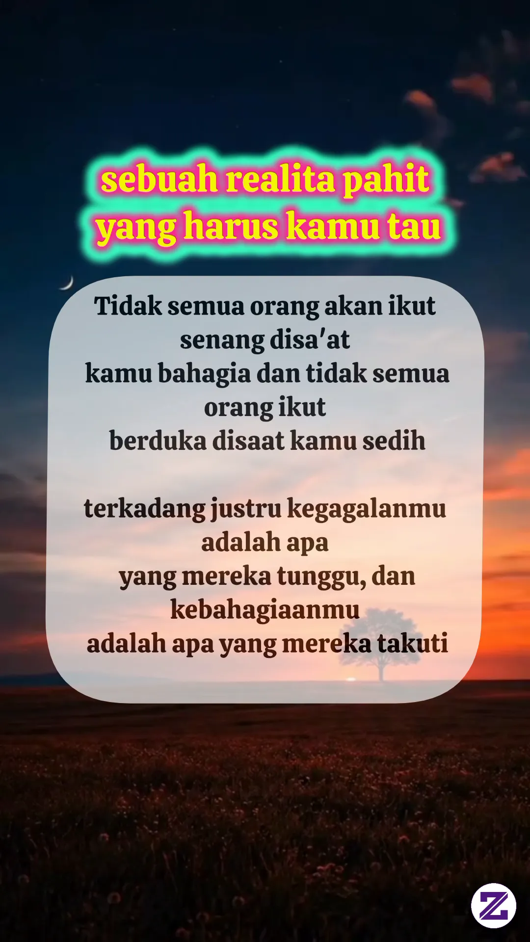 Inilah Realita Kehidupan
