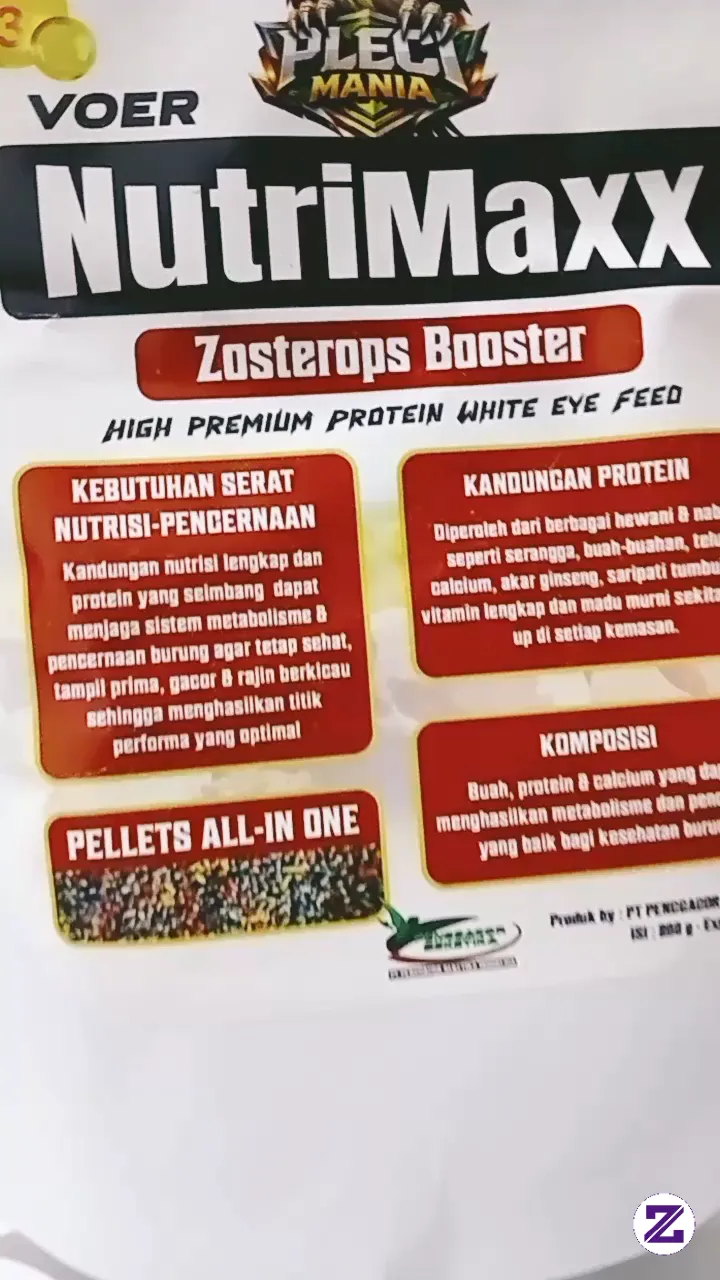 PROMO] Voer NutriMaxx Pleci -Bikin Pleci Gacor 28% Protein