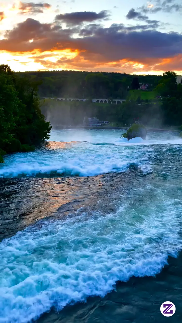Sunset In Swiss View