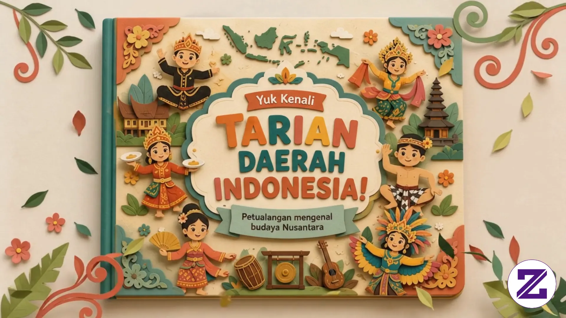 Pop Up Book Tarian Nusantara