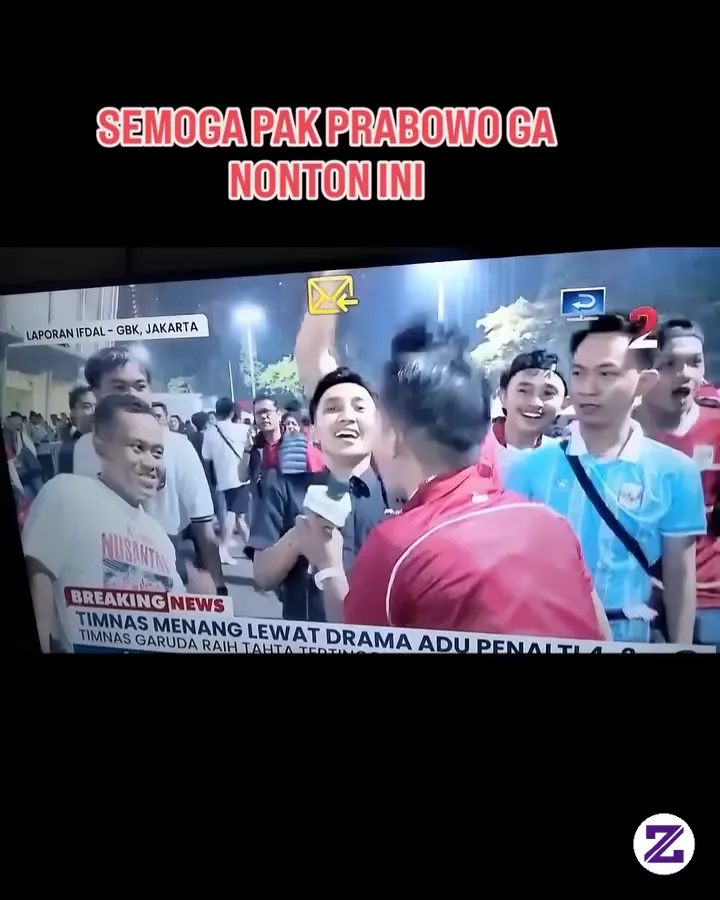 Gak Expect Banget! Lagi Seru-serunya Live Report Wawancara Euforia Suporter Usai