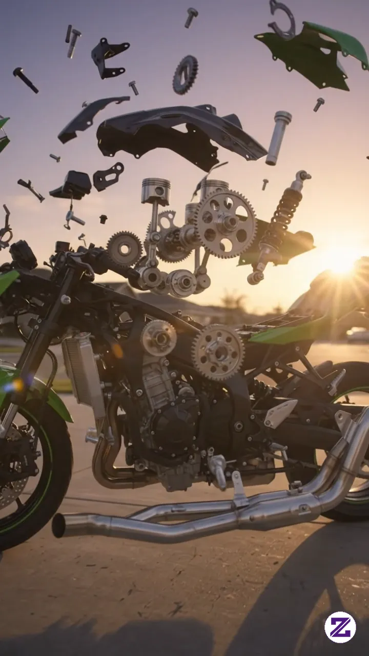 Exploded View Kawasaki Ninja Zx25 R