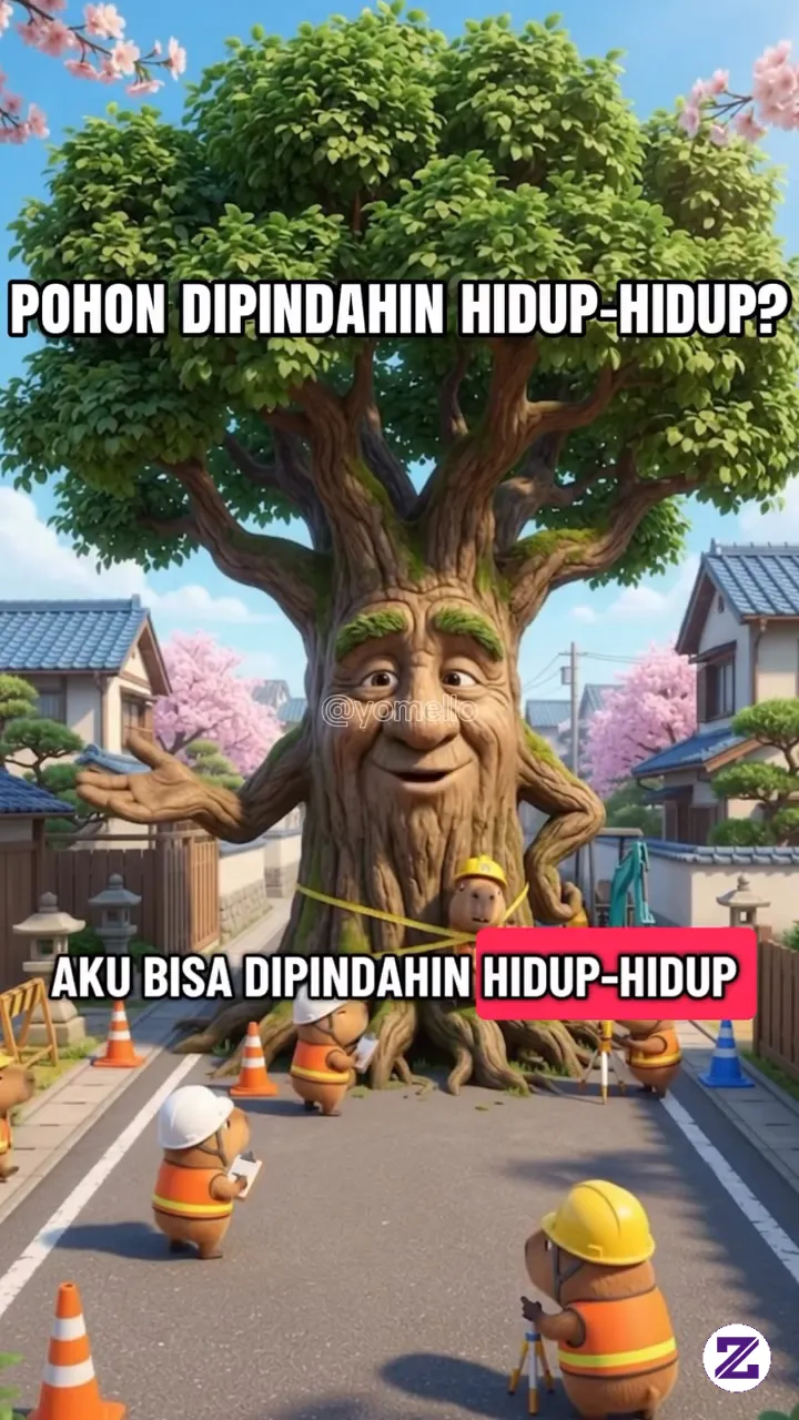 Perbedaan Dijepang Dan Indonesia Saat Proses Pemindahan Pohon