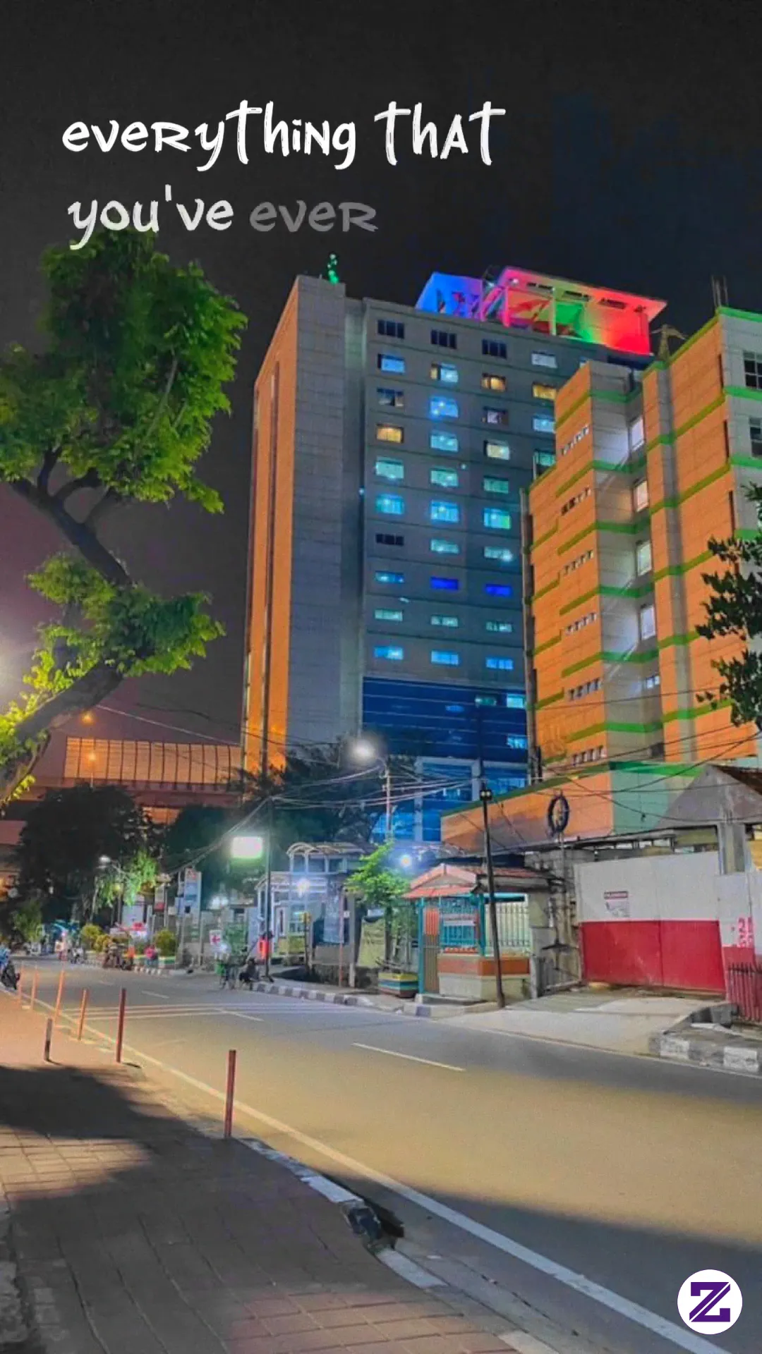 Suasana Malam Kota Jakarta