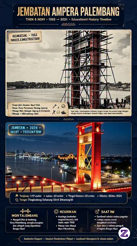 LEGENDA JEMBATAN AMPERA PALEMBANG 🌉
