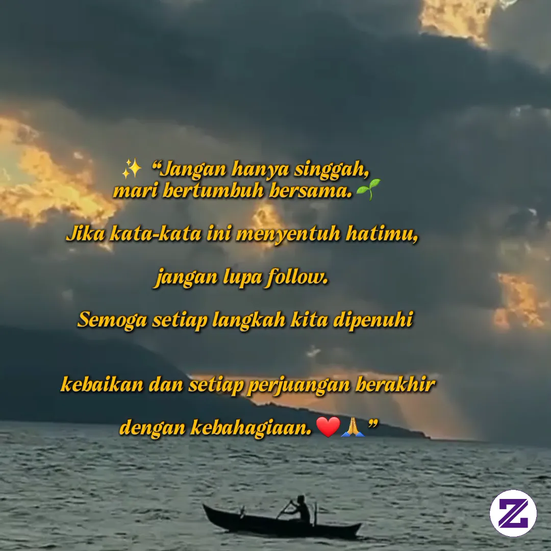 ✨ “Jangan Hanya Singgah, Mari Bertumbuh Bersama. 🌱