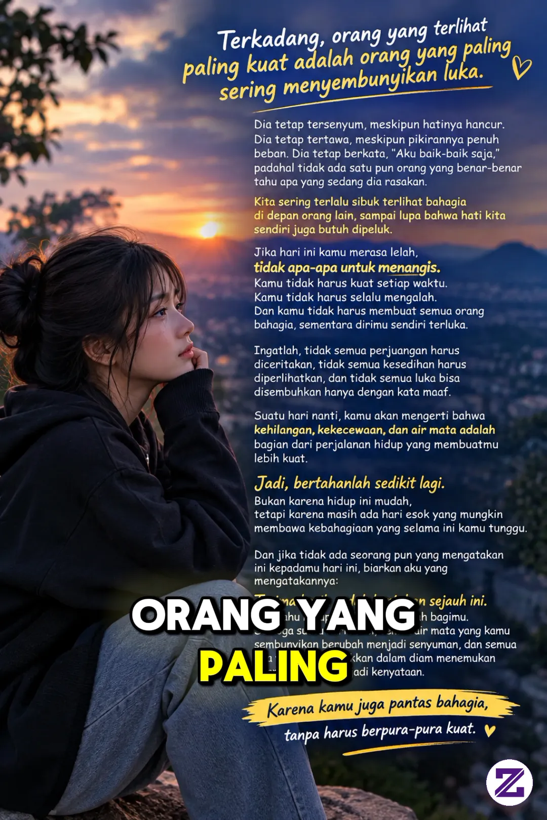 Oarng Selalu Sabar Terkadang Hatinya Itu Sakit Menahan Sakit Utuk Bersabar 😭😭