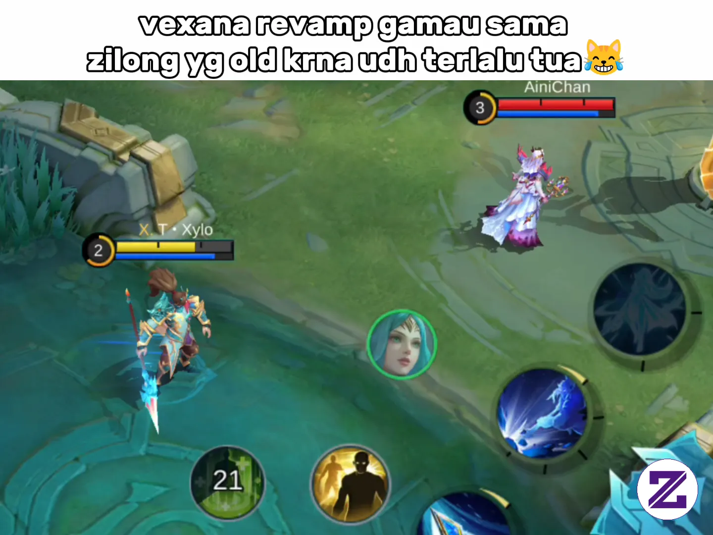 Zilong Terlalu Tua Untuk Vexana Skrng 😹