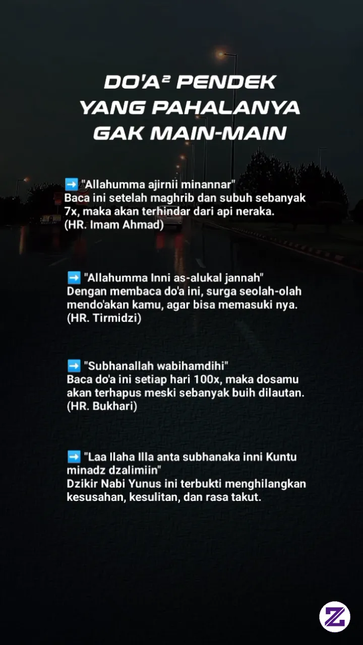 Jangan Remehkan Doa Yang Pendek. Bisa Jadi, Dari Kalimat Sederhana Yang Terus