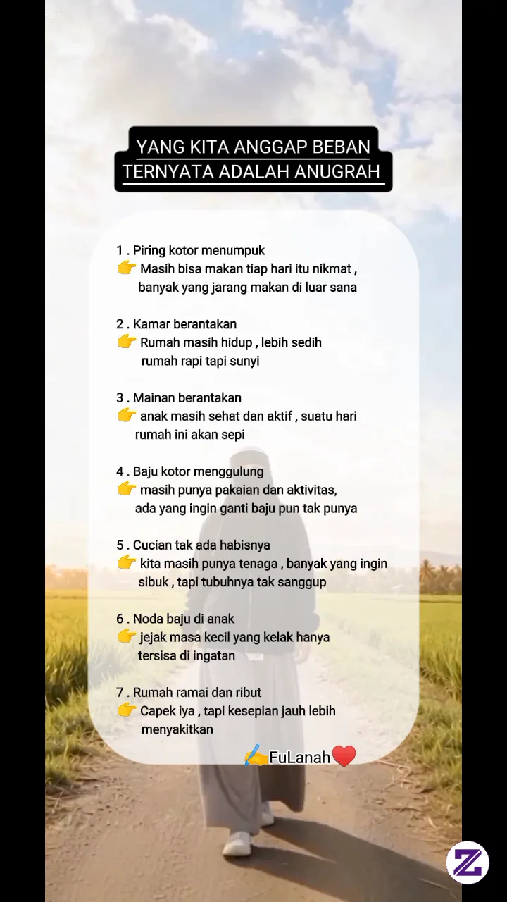 Yang Kita Anggab Lelah Ternyata Itu Anugrah Loo ..