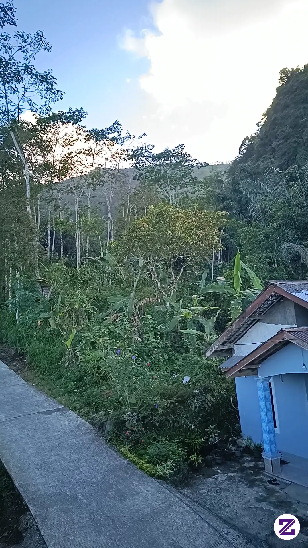 Suasana Kampung Yang Penuh Kedamaian Di Desa Sirongge Kec Pandanarum