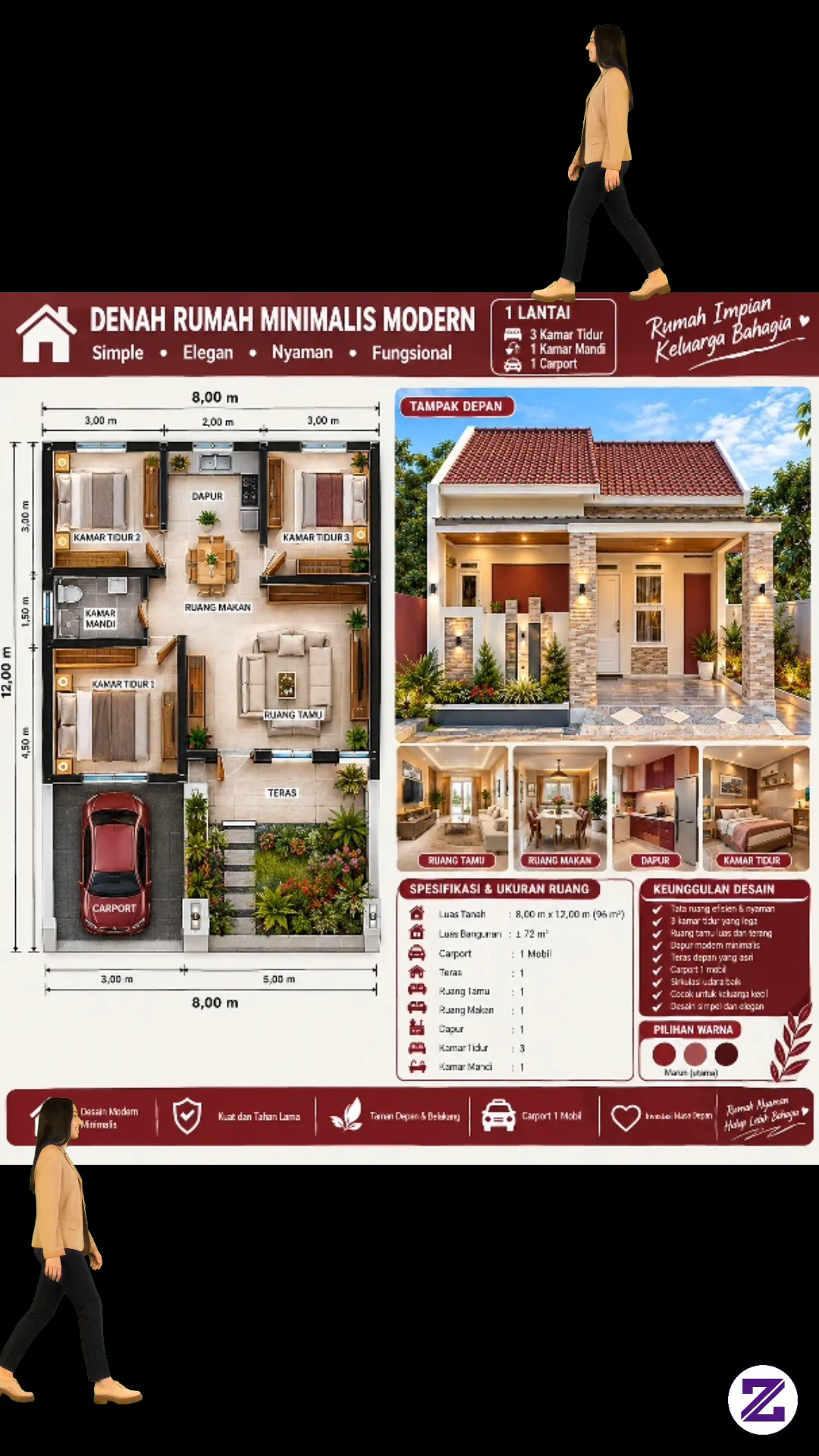 Desain Rumah Minimalis Modern😊😊😊