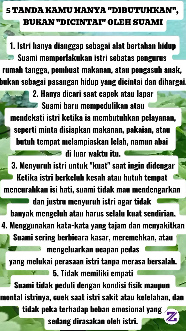 Sedih Banget Kalo Dapet Suami Yang Begini