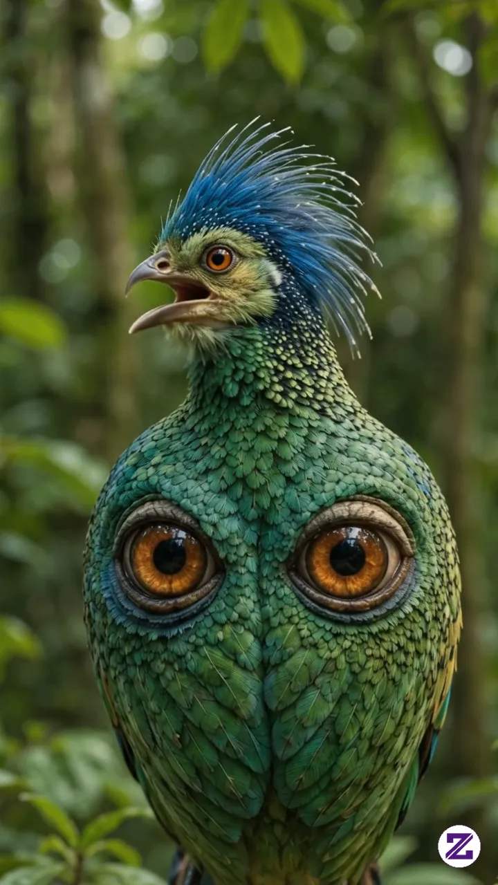 Burung Empat Mata Dengan Suara Yang Aneh Sekali Tapi Mengagumkan
