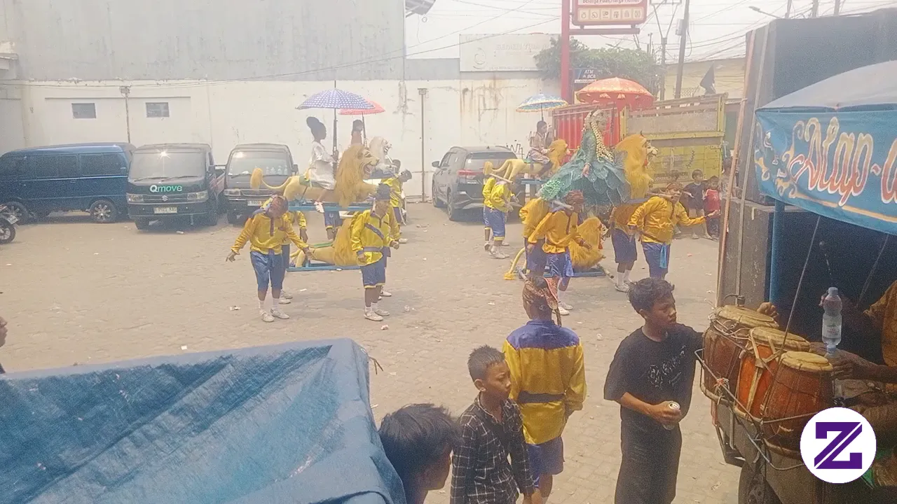 Lingkung Seni Singa Jaipong Gentra Pusaka Jaya Group Di Bekasi