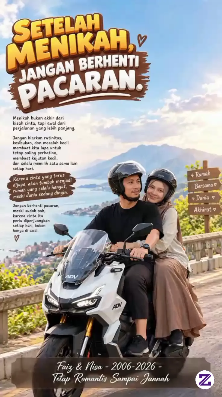 SETELAH MENIKAH JANGAN BERHENTI PACARAN