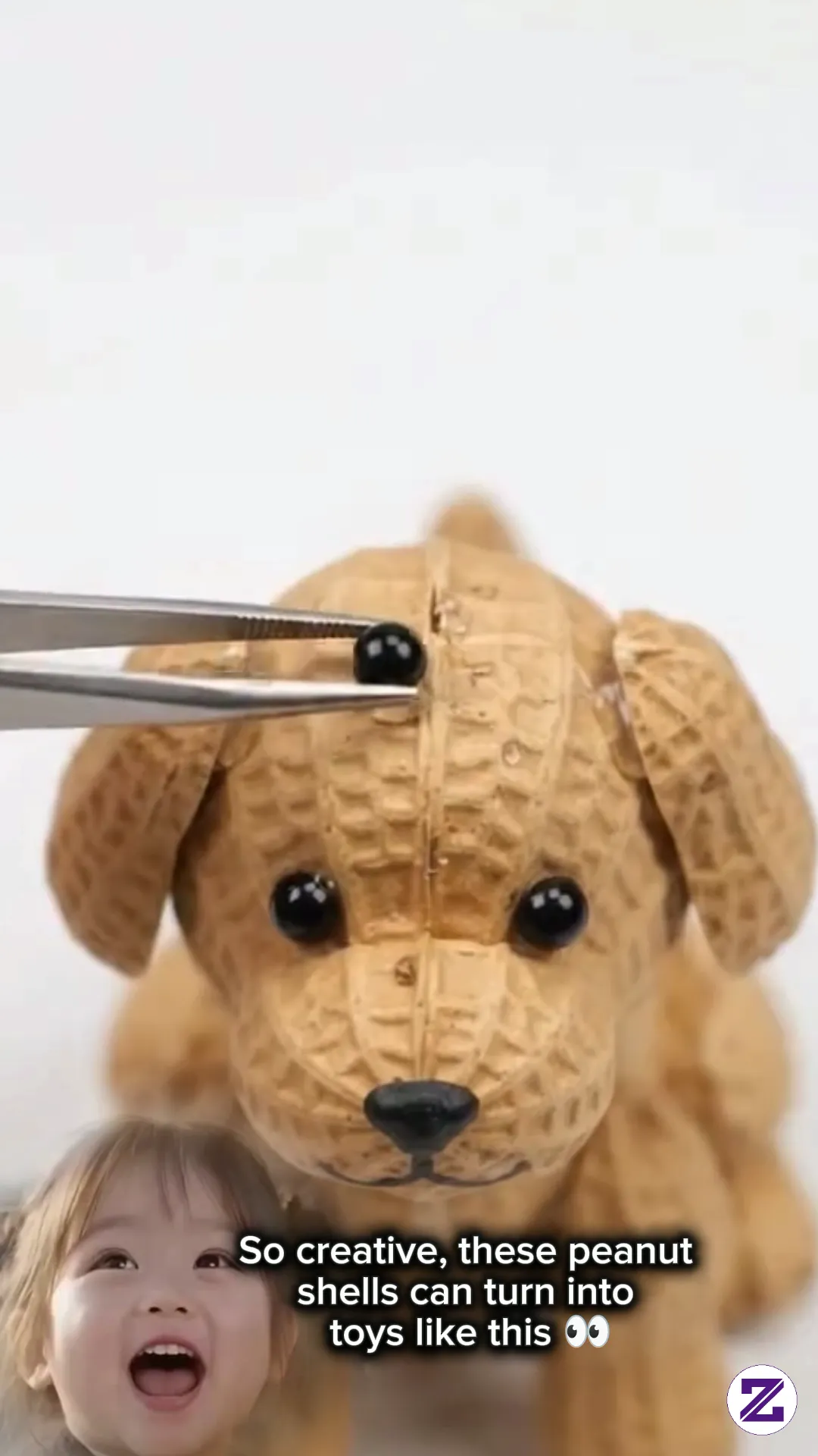 So Creative, These Peanut Shells Can Turn Into Toys Like This 👀