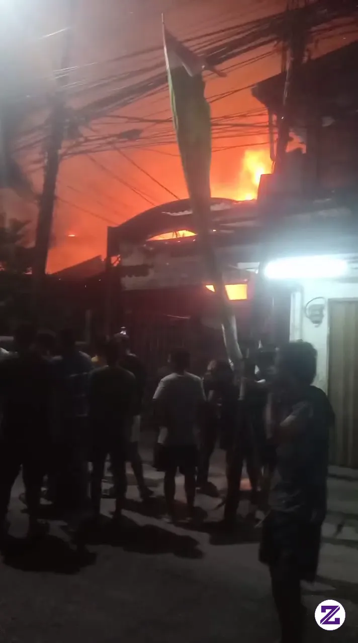 Telah Terjadi Kebakaran, Dibekasi Utara Kaliabang Tengah, Gg.simbang 1.