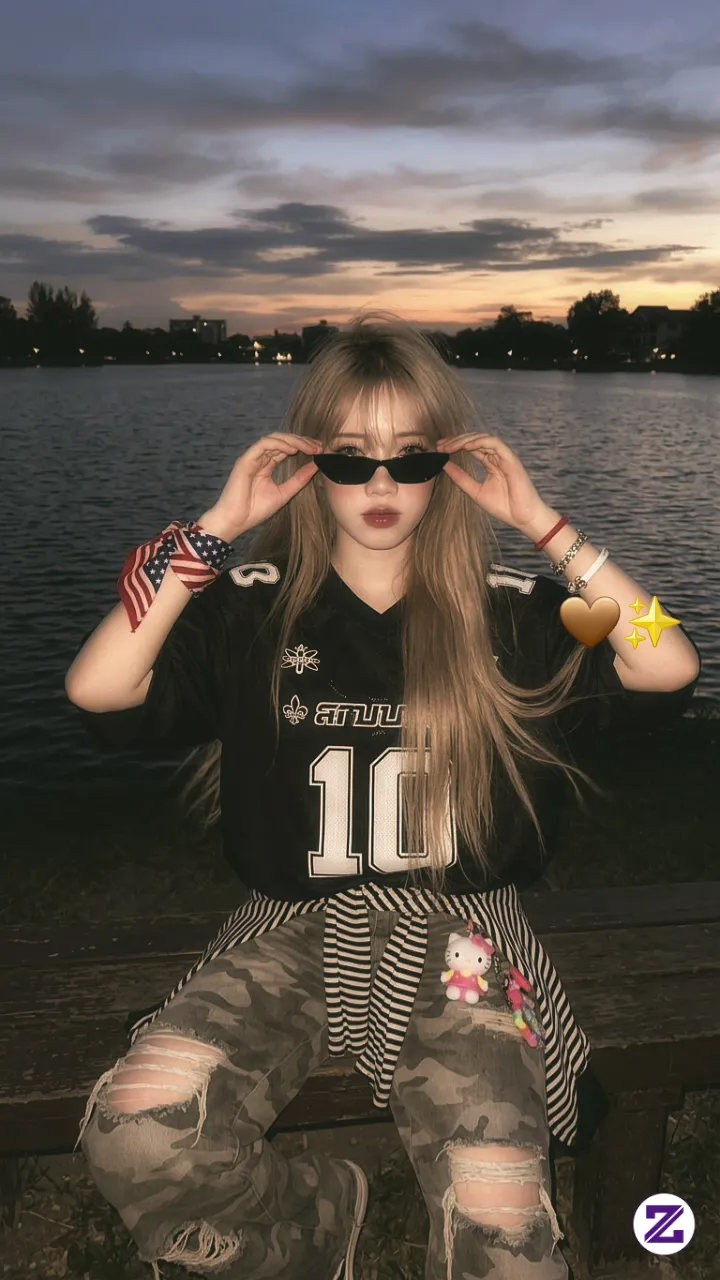 Streetwear Sunset Vibe | Cool AI Aesthetic Look (Briel Teefa)