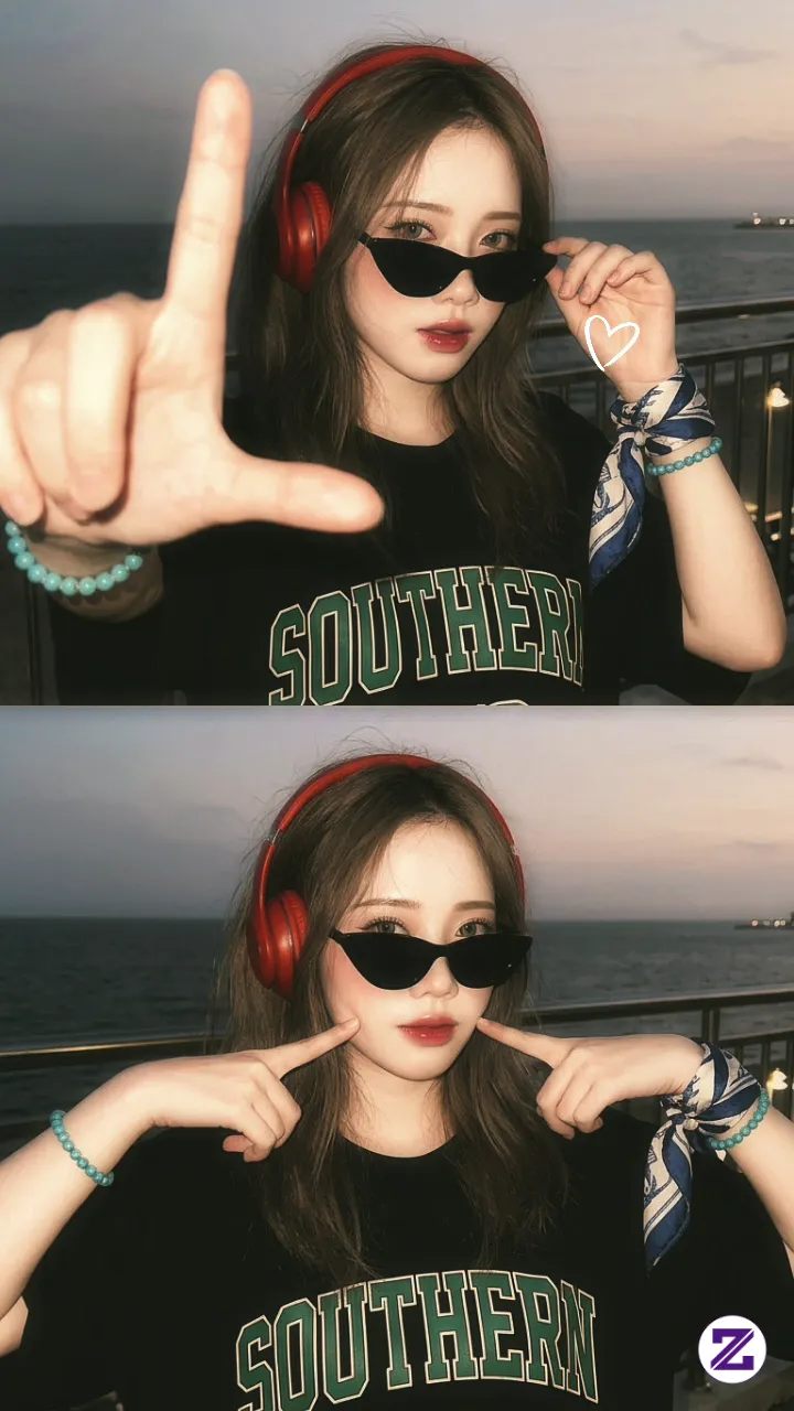 ​Red Headphones & Sunset Vibes | Cool AI Aesthetic (Briel Teefa)