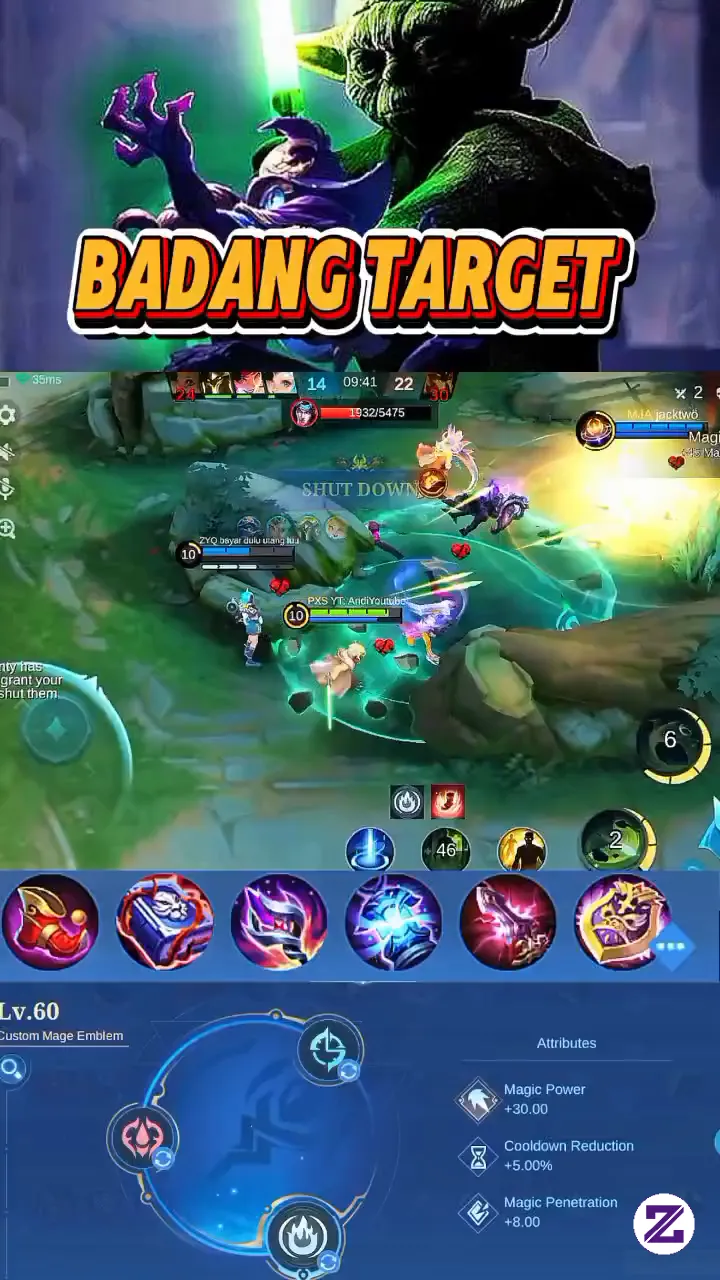 Cyclops Badang Targeting ,😎 #mlbb #mobilelegends #fyp #followme