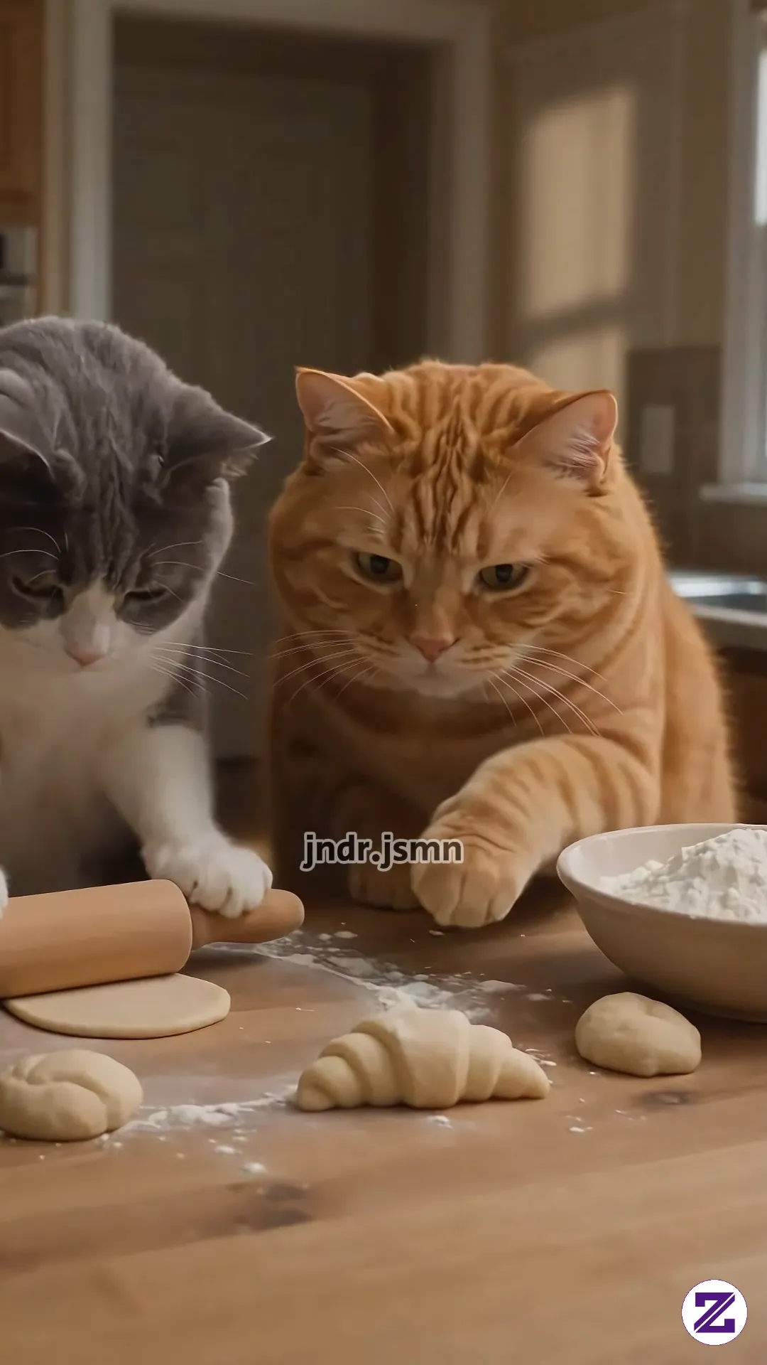 Udah Tau Lagi Sibuk, Malah Di Recokin. Dasar Kucing Oren