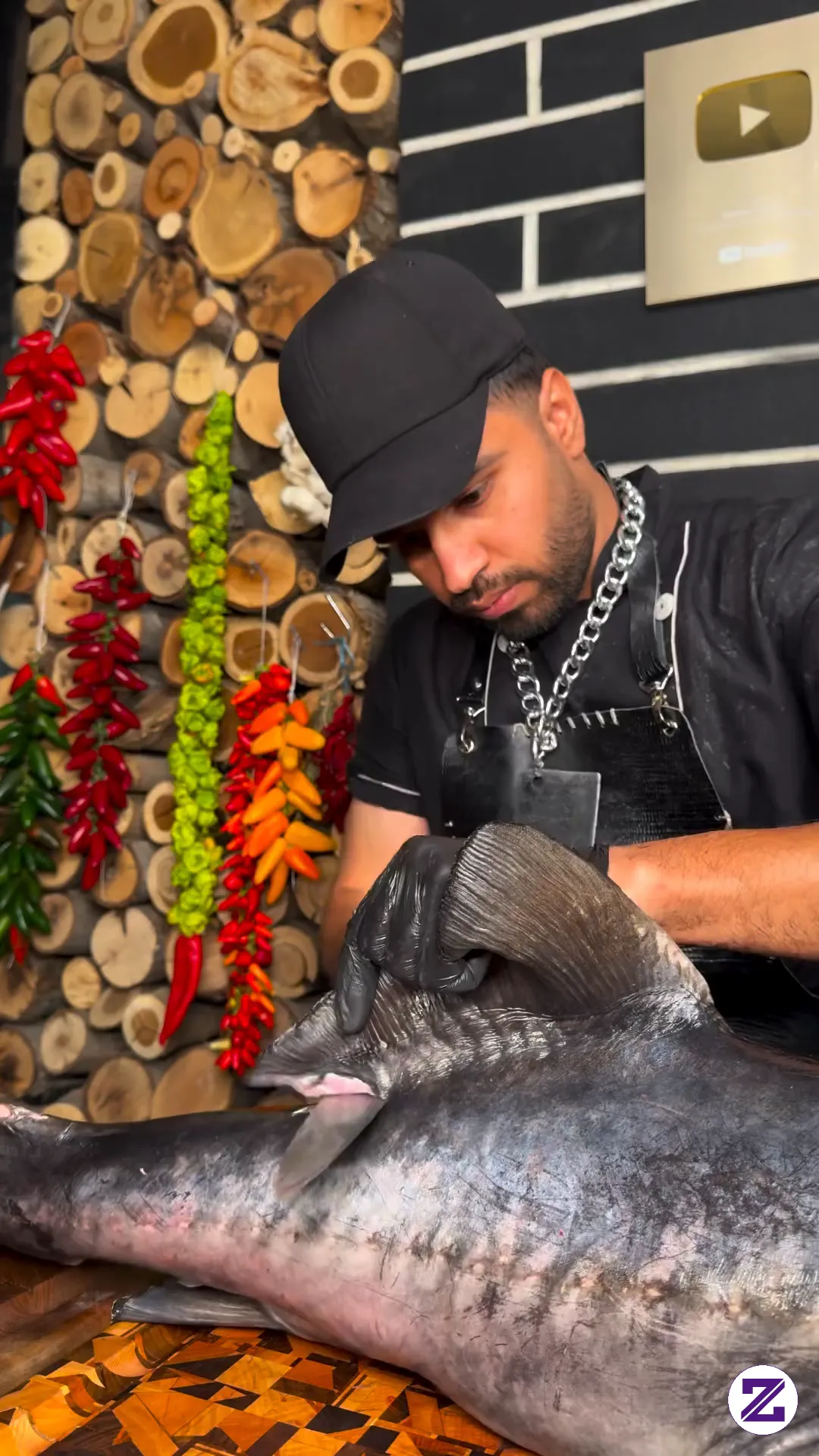 Memasak Ikan Hasil Tangkapan Ikan Beluga Besar Yg Sangat Lezat Bersama Nasi😋😋