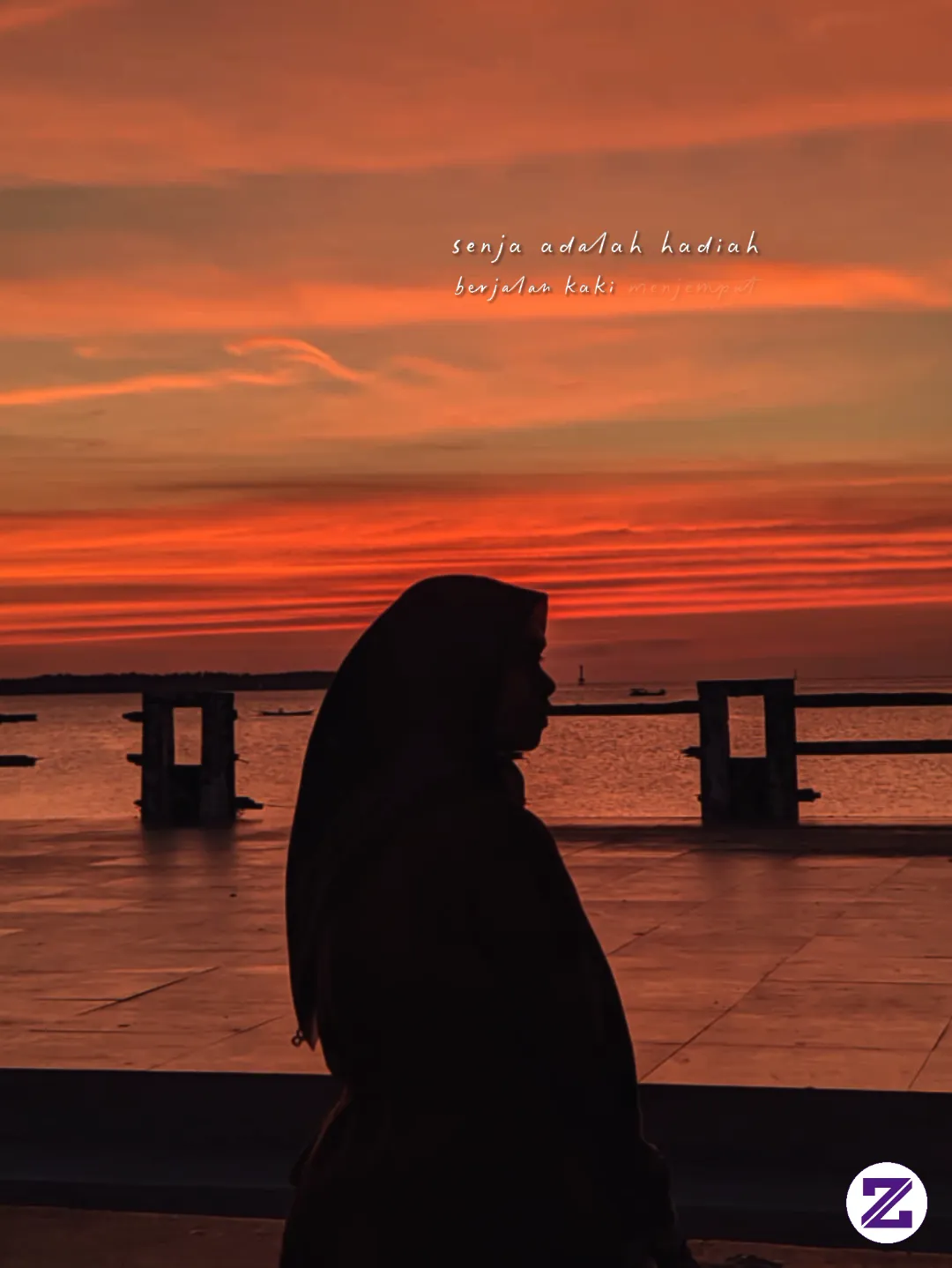 Senja Selalu Punya Cara Berpamitan Dengan Indah🧡