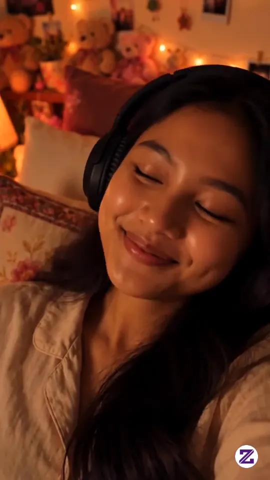 Dengerin Playlist Favorit Sebelum Tidur Tuh Ritual Wajib Buat Dolii 🎧✨ Malem