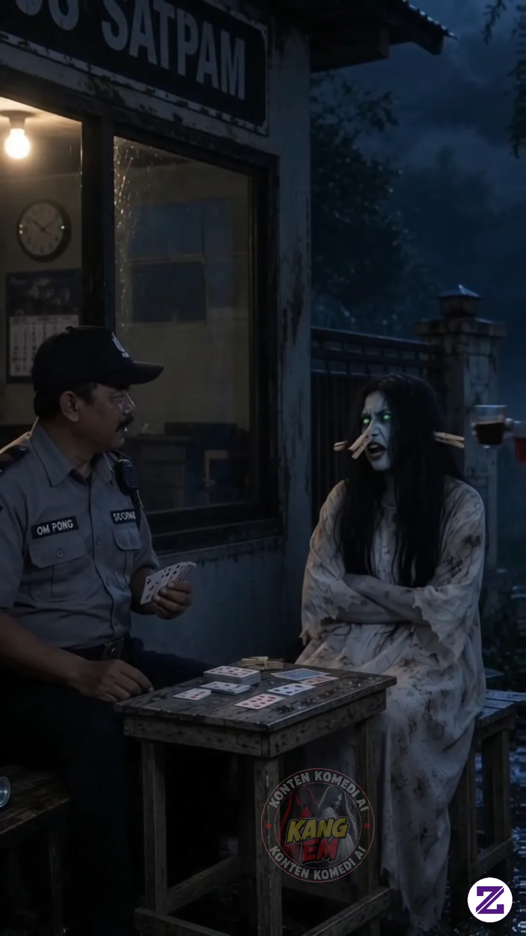 Kegiatan Setiap Malam Di Pos Satpam😁🤣😬😃