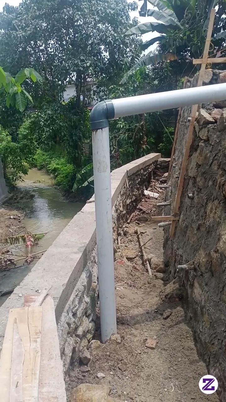 Perencanaan Pembangunan Tembok Drainase