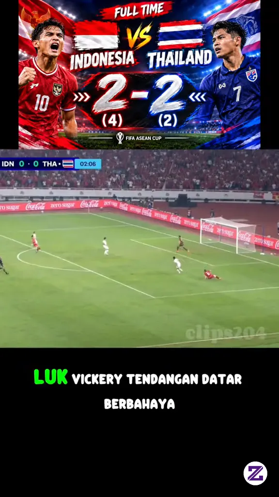 FULL HIGHLIGHT INDONESIA VS THAILAND || 4-2 (DRAMA ADU PENALTI)