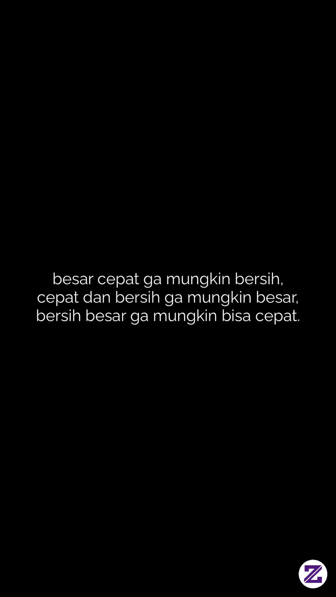 Sedikit Kata Kata Untuk Hari Ini