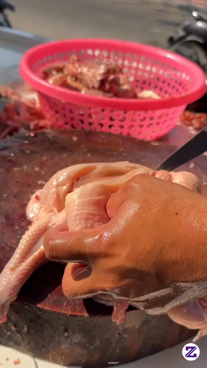 I'm Cutting Fresh Chicken