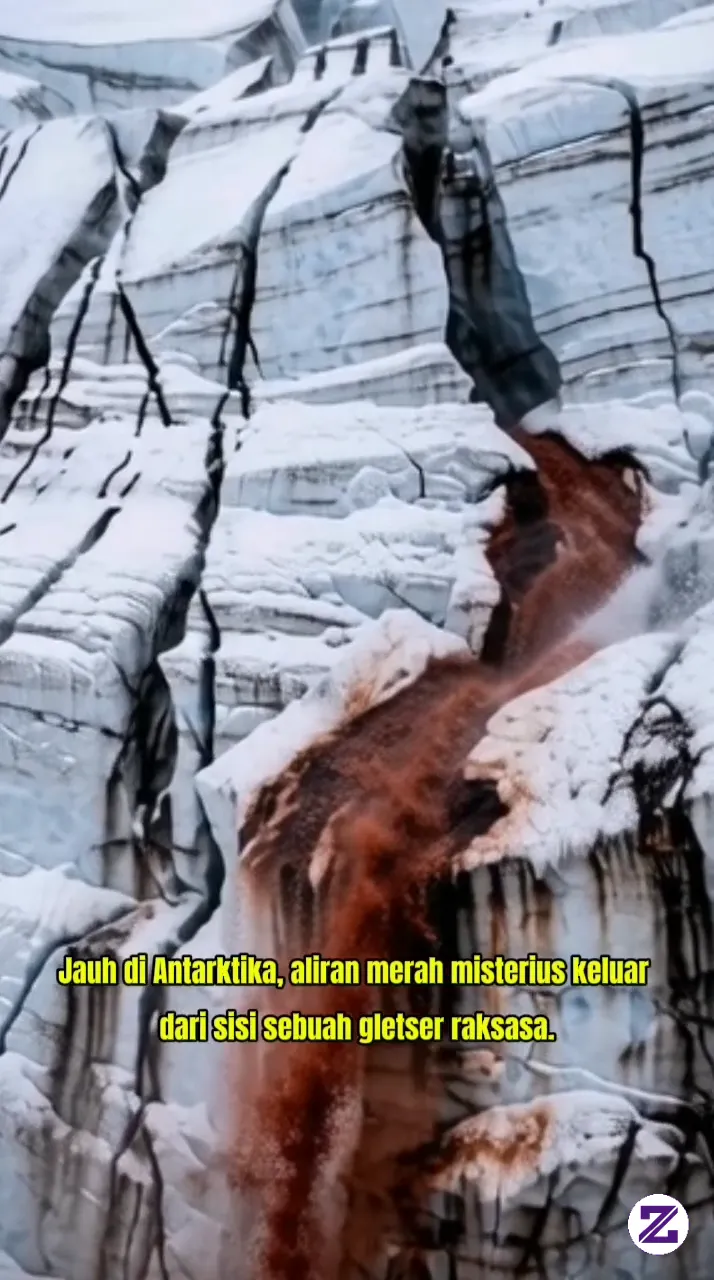 Air Terjun Darah Di Antarktika Ternyata Bukan Darah