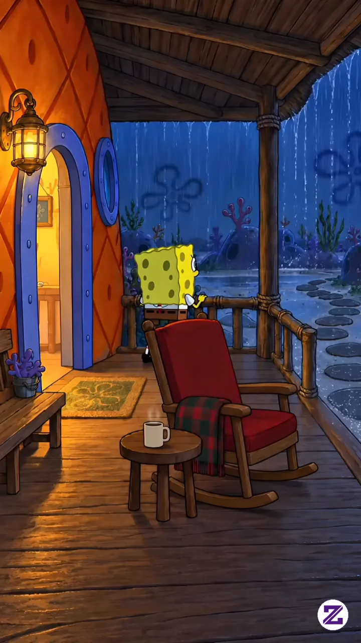 Ai Animation, Spongeboob Character. For Relax, For Inspiration. Like, Coment,