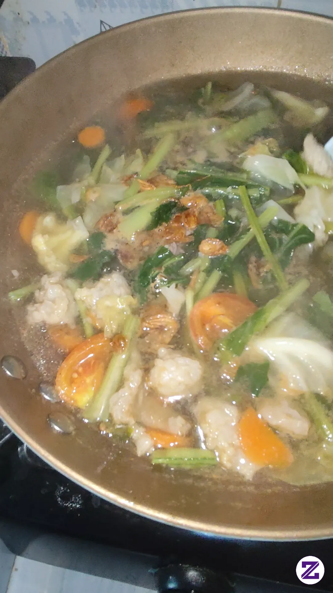 Sop Sayur Segar Gurih Sedap Banget.
