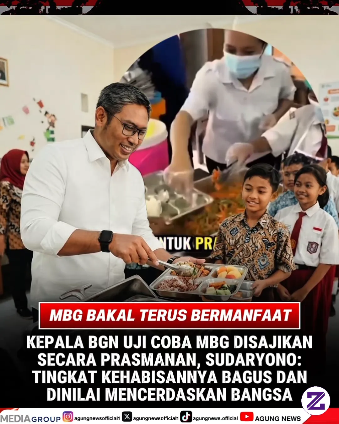 BGN Mulai Menguji Coba Sistem Prasmanan Dalam Program MBG Di Sejumlah Sekolah,