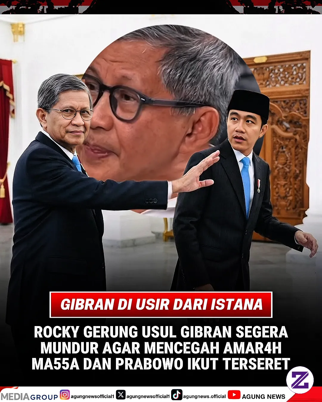 Rocky Gerung Peringatkan Dampak Polemik Gibran, Nama Prabowo Ikut Disorot