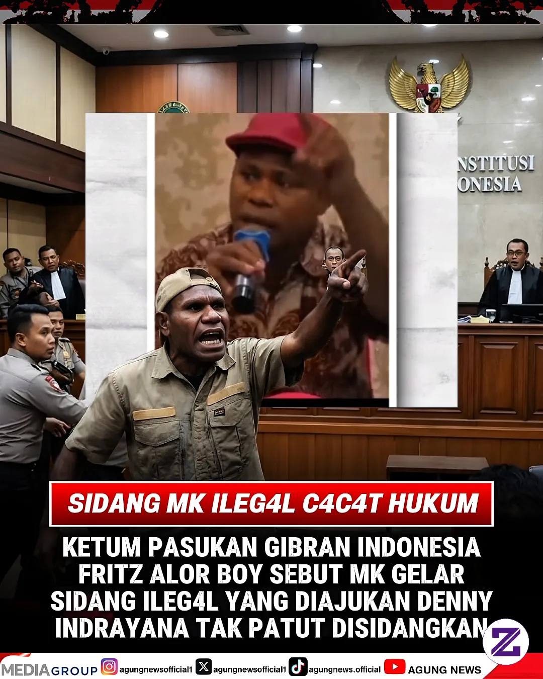 Polemik Ijazah Gibran Memanas! Fritz Alor Boy Sebut Sidang MK Ilegal
