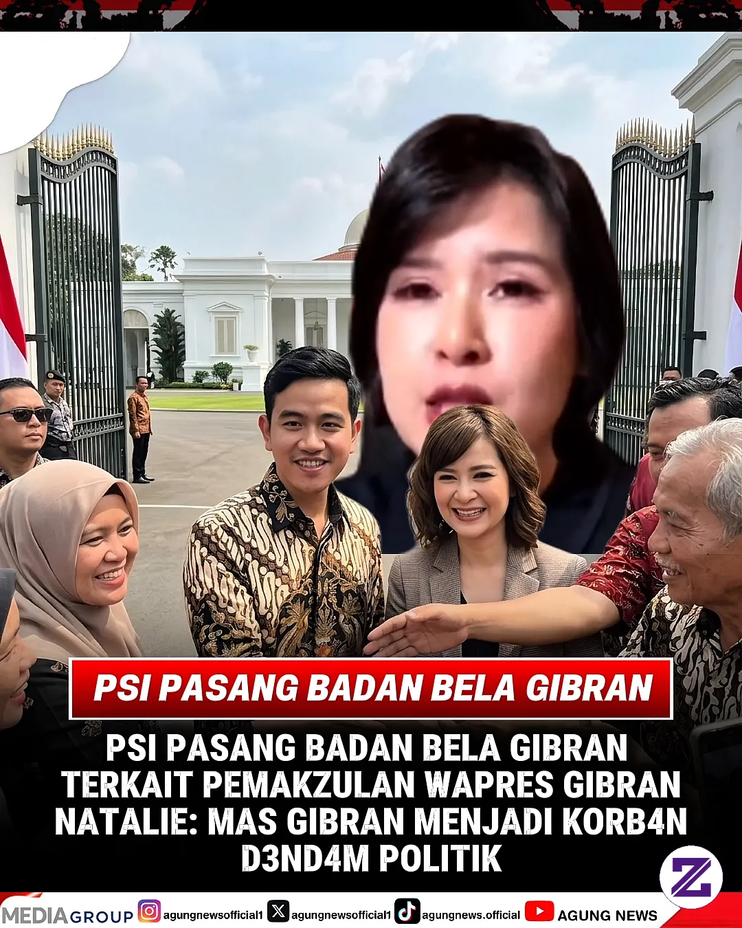 PANAS! PSI PASANG BADAN BELA GIBRAN, NATALIE SINGGUNG DUGAAN DENDAM POLITIK!