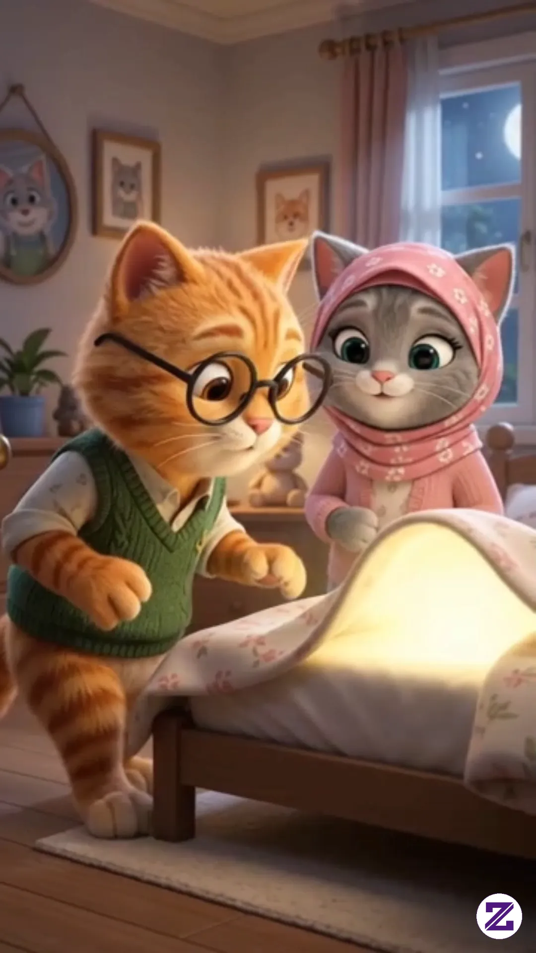 SI KECIL BELUM TIDUR! KETAHUAN AYAH! 😂🐱