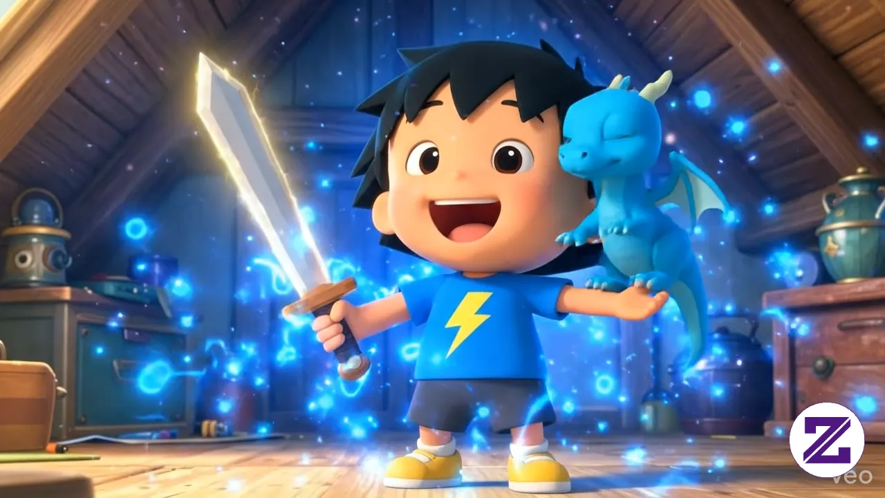 The Boy And Little Dragon