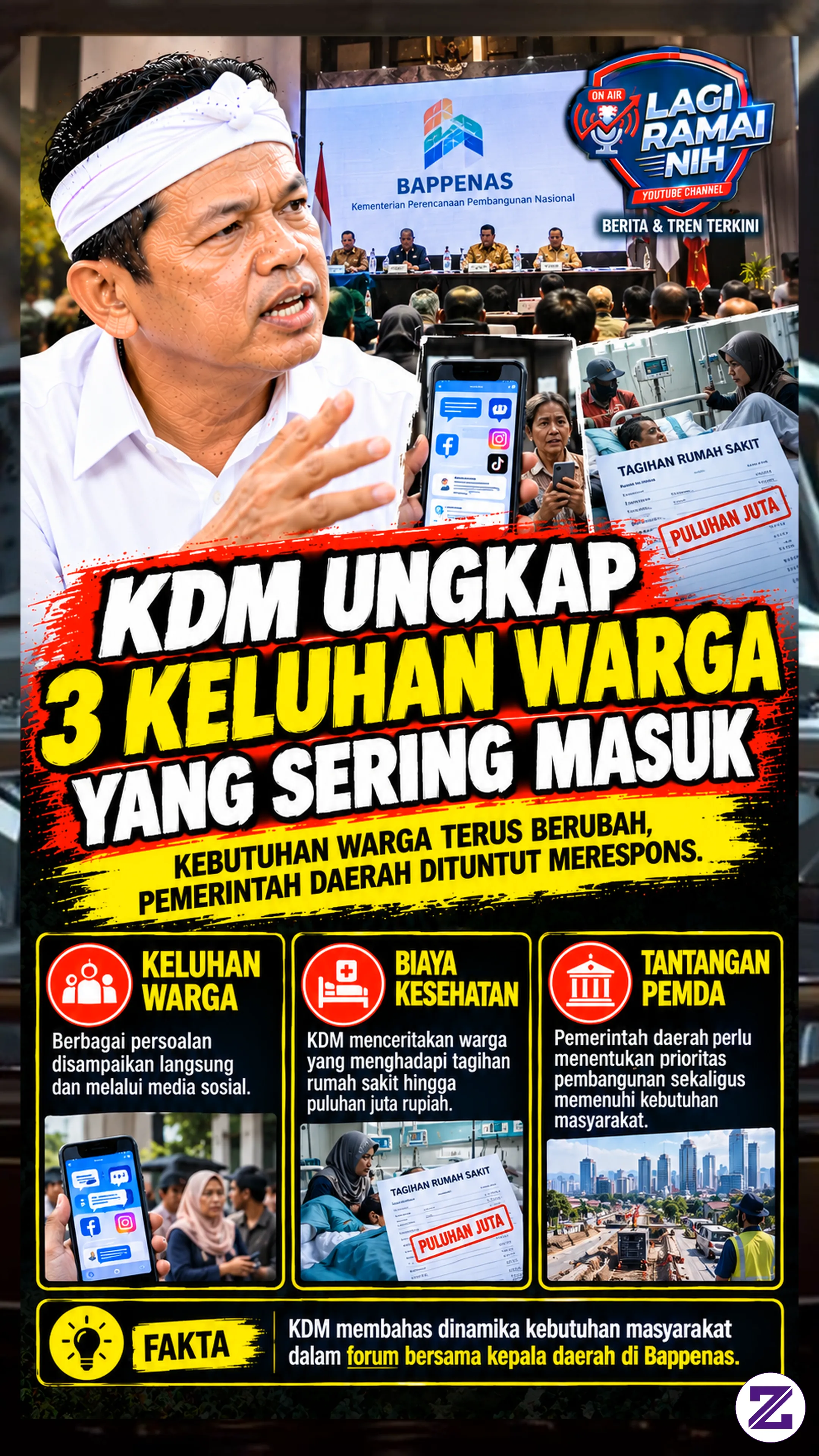 KDM Ungkap 3 Keluhan Warga